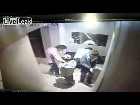 bouncer hits guys smoking weed in the bathroom at stones - youtube