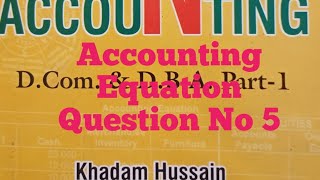 In this video we are tackling the Accounting EquationWatch till the end for a thorough understanding