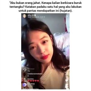 Live terakhir Sulli mantan member F(X) sbelum kejadian tewas bunuh diri di apartemen