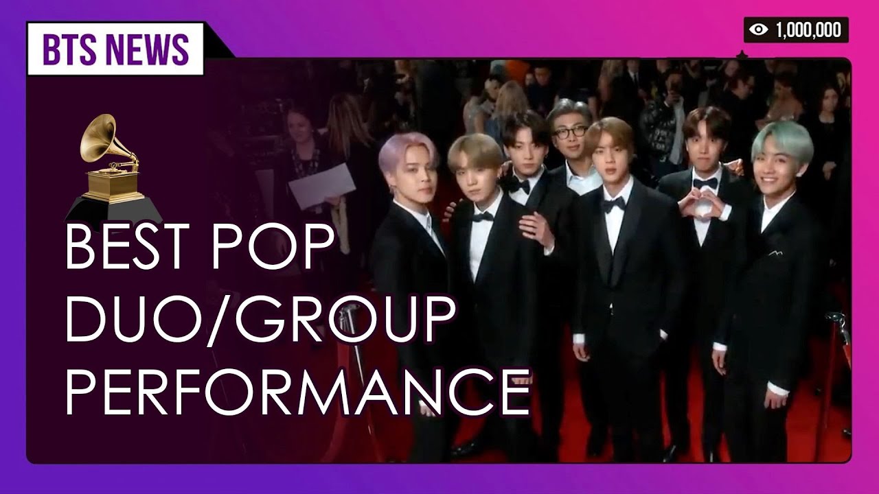 BTS wins FIRSTEVER Grammy nomination in best duo/group performance