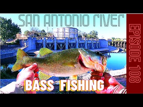 SAN ANTONIO Flood Control Bass Fishing Ep. 108
