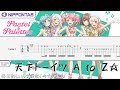 【Guitar TAB】〚Pastel✽Palettes〛天下トーイツ A to Z☆ / Tenka Toitsu A to Z☆ - Bang Dream / バンドリ ギター tab譜