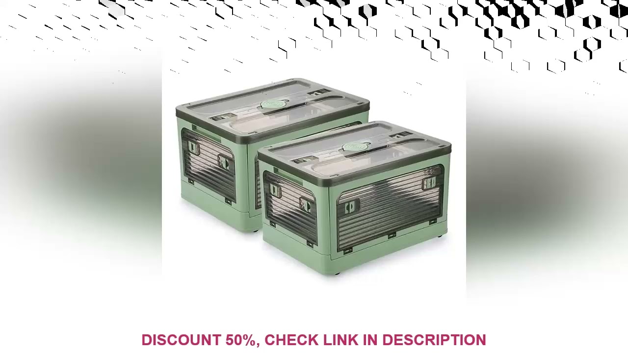 Transparent Foldable Storage Box with Wheels Stackable Organizer Clothes Toys Books Large Capacity C