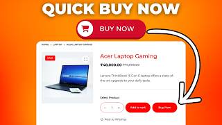 Quick Buy Now Button for Ecommerce Website | Quick Buy Now Button Plugin Tutorial in 2026