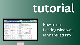 SharePad Pro - How to use floating windows | Tutorial by ShareScope | SharePad 536 views 6 months ago 3 minutes, 1 second