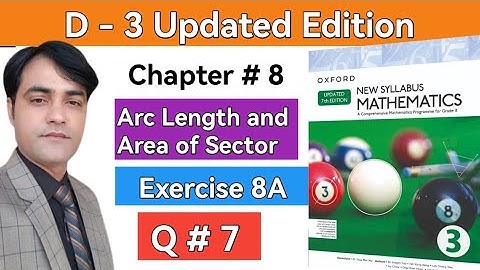 Exercise 8A Question 7 II New Syllabus Mathematics Book D3 Updated Edition #taleem