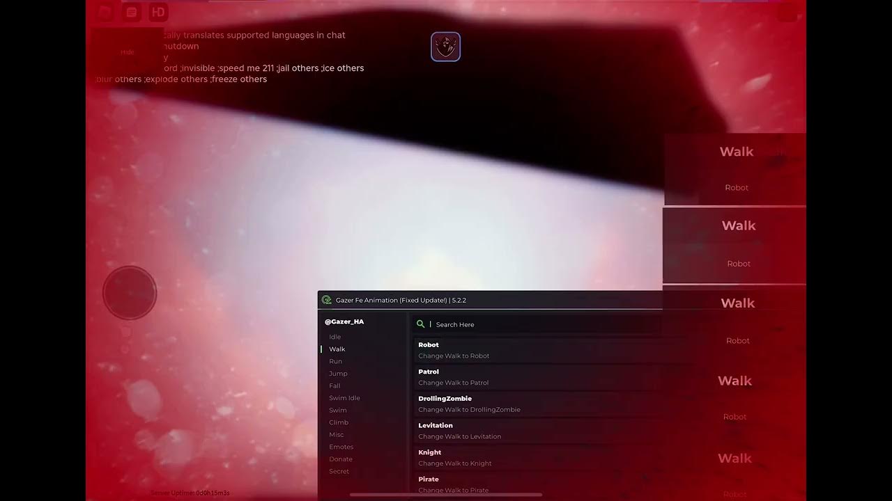 Roblox Fe Script Showcase (Gazer Fe Animation) - YouTube