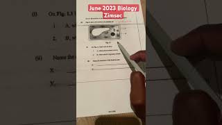 June 2023 O LEVEL BIOLOGY PAPER 2 ZIMSEC SECTION A #june #biologyzimsec