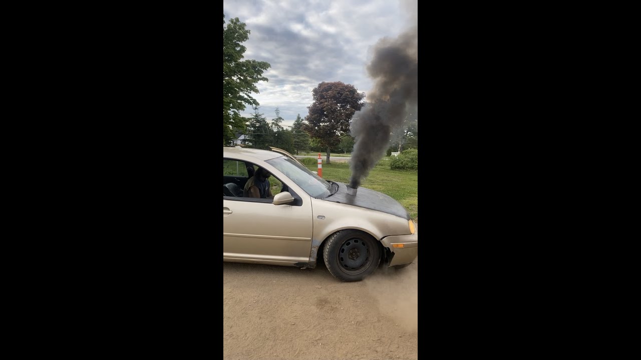 VW Jetta TDI Hood Stack Rolling Coal 