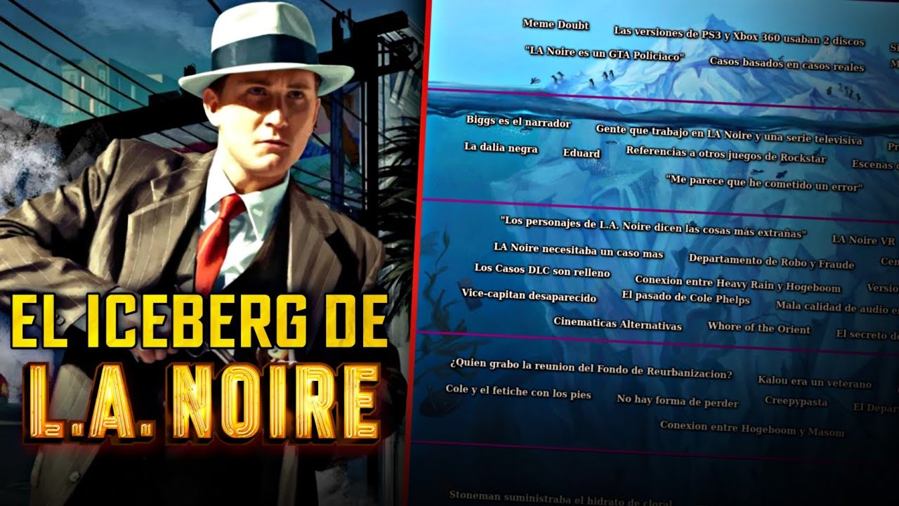El ICEBERG de L.A NOIRE (Explicado) | Sebastián Cage