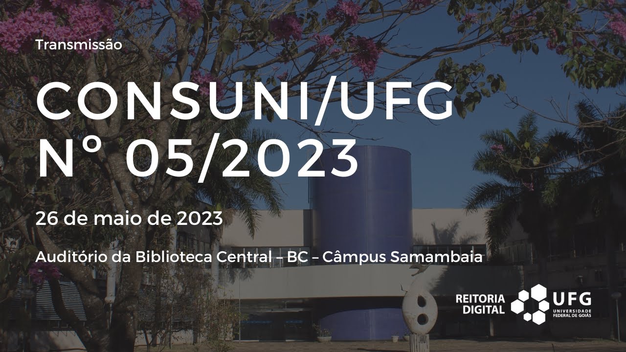 CONSUNI nº 05/2023 - 26 de maio de 2023 - YouTube