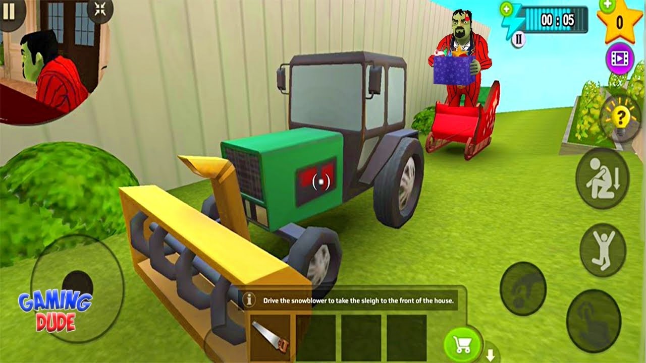 Scary Stranger 3D - All Christmas Levels Wild Sleigh Ride & Trail Of Trees (Android,iOS)