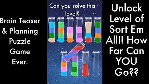 Sort Em All Game Level 543 l Endless Fun With Immersive Experience