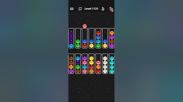 Ball Sort Color Water Puzzle Solution Level 1131
