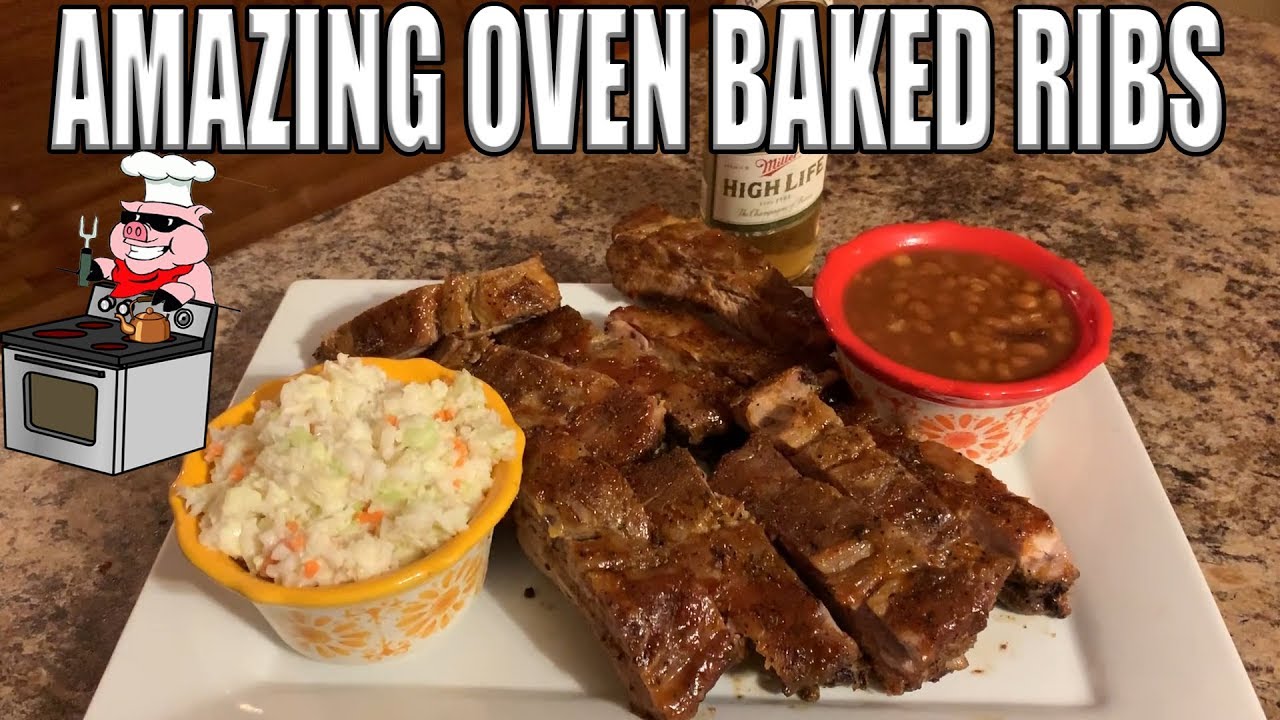 The Best OvenBaked Baby Back Ribs YouTube