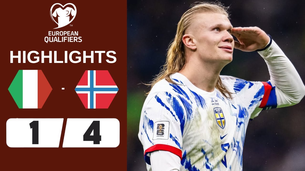 Italy vs Norway | 1-4 | Highlights | World Cup Qualifiers 2026