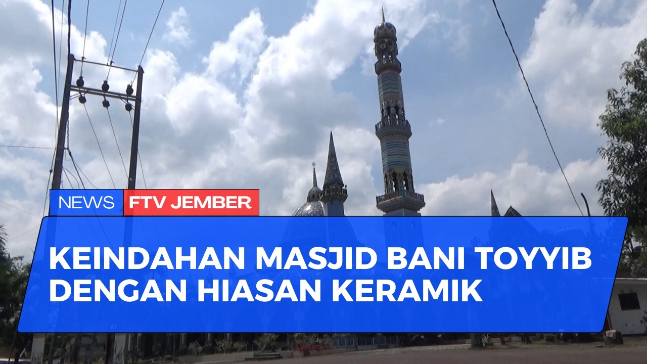 KILAU MASJID BANI TOYYIB BERHIAS ORNAMEN PECAHAN KERAMIK