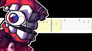 AINT GOT A MOUTH - Caine Noli Chase Theme Forsaken UST (Easy Guitar Tabs Tutorial)