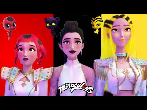 Tikki🐞❤️ Plagg 🐈‍⬛🖤 And Pollen 🐝💛 Hair On Huntrix😱🔥 #kpopdemonhunters #ibispaintx #huntrix #trending