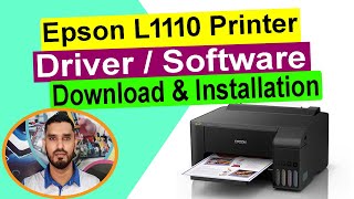 Epson L1110 Printer Driver Download & Installation In Windows 10 ll മലയാളം