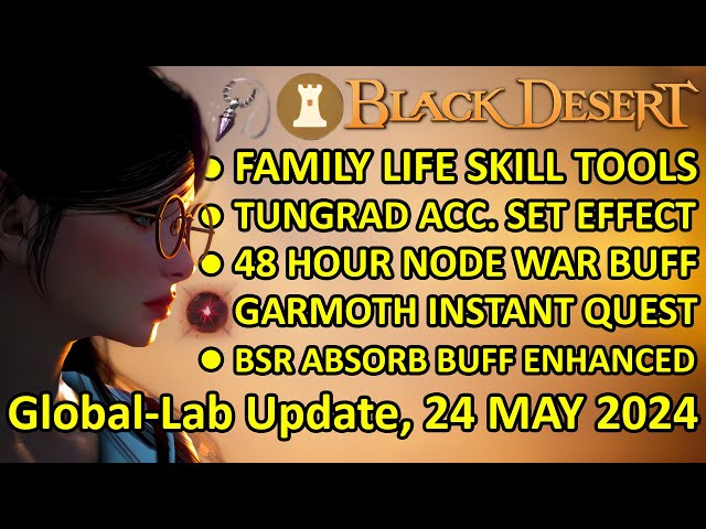 FAMILY LIFE SKILL TOOLS, TUNGRAD SET EFFECT, 48 HOUR BUFF (BDO Global Lab Update, 24 MAY 2024) class=
