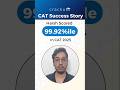 Congratulations Harsh for scoring 99.92%ile in the CAT 2025 🎉 | Cracku's Test Series Review.