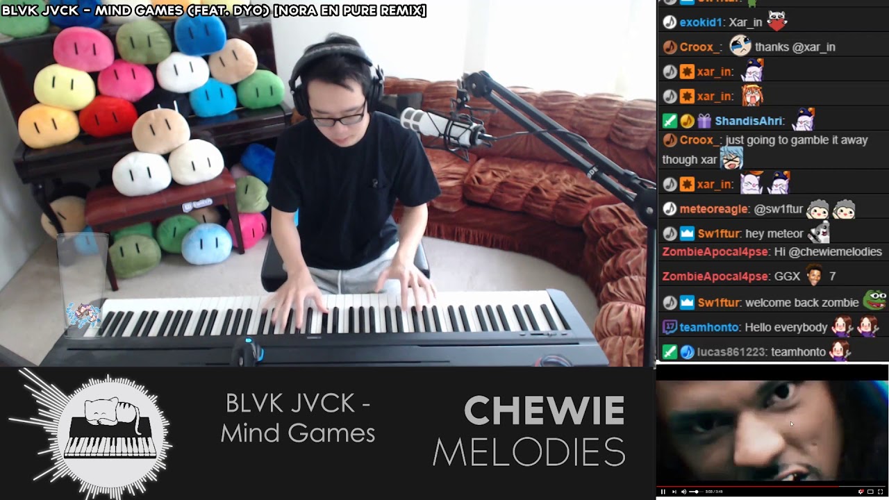 Blvk Jvck - Mind Games Blind Piano Playover