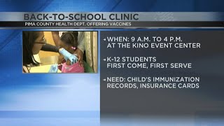 Back-to-school clinic offers free vaccines to local students