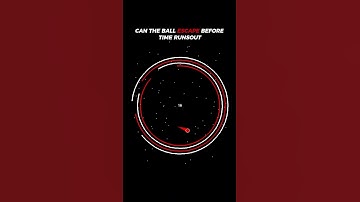 Can it escape? 🤔 #satisfying #satisfyingvideo #physics #bouncingball