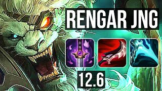 RENGAR vs TWITCH (JNG) (DEFEAT) | 10 solo kills, 2.1M mastery, Legendary | BR Diamond | 12.6
