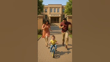 Bhaiya didi ka cycle chalaya golu ne #shorts