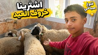 فلوغ صباحي اخيرا... اشترينا خروف العيد شحال كيسوى تقريبا
