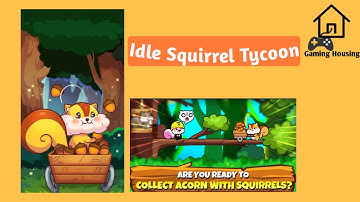 Idle Squirrel Tycoon Manager Gameplay | Best Offline Clicker Idle Game