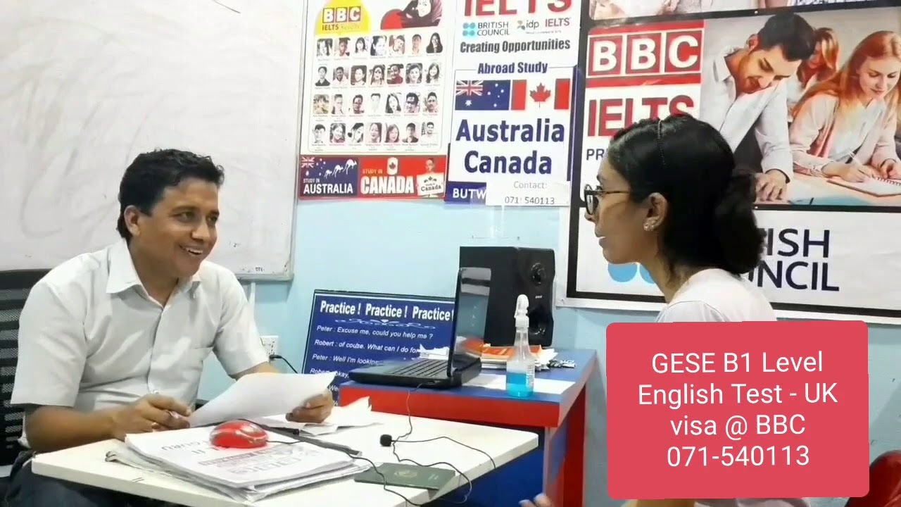 GESE B1 Level English Test II Secure English Language TestsSELTs