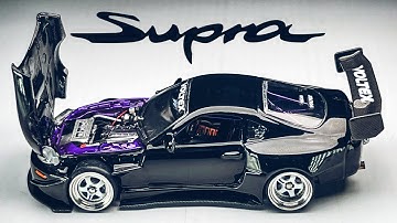 1:64  Supra MK4 Majorette Diecast Custom