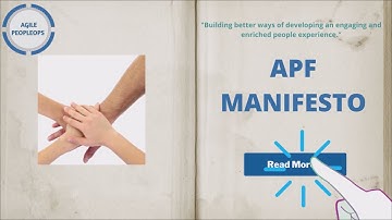 Agile PeopleOps Framework | The APF Manifesto