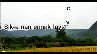 Video thumbnail of "IFUNTOK - SIK-A NAN LAYLAYCHEK || Song Lyrics || A.A."