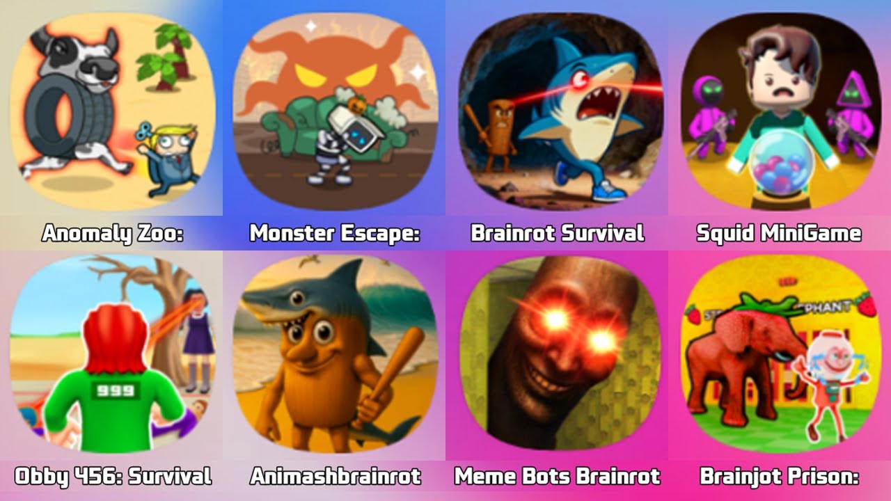 Brainrot Survival Battle, Monster Escape, Monster Chase, Brainrot ...