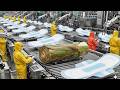 Inside the Largest Banana Stem Factory | Sanitary Pad Manufacturing Process Step by Step