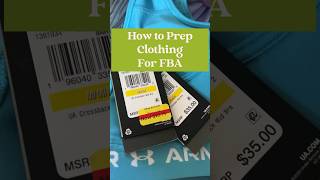 How to Prep Clothing Items for Amazon FBA! #retailarbitrage #amazonfbaseller #amazonseller