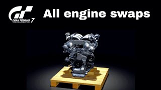Gran Turismo 7: All Engine Swaps and Compatible Cars