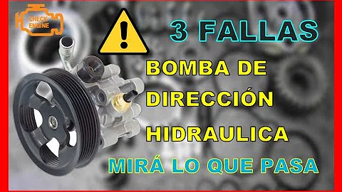 ¿Cómo suena la bomba de la dirección asistida cuando está averiada?