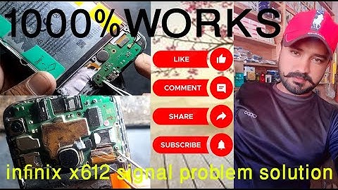 how to infinix x612b signal problem 100%Works solution infinix smart hd signal solution
