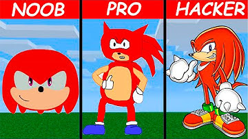 Sonic exe Pixel Art | NOOB VS PRO VS HACKER in Minecraft