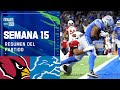 Arizona Cardinals vs Detroit Lions | Semana 15 NFL Game Highlights