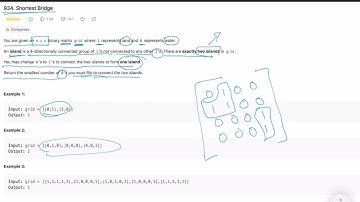 934. Shortest Bridge