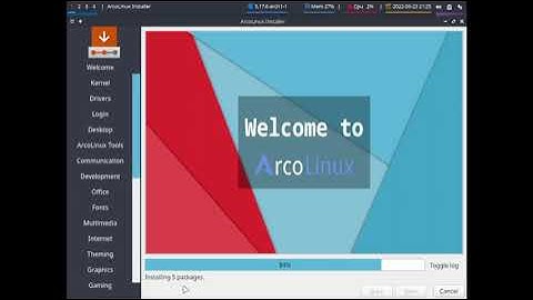 Installation of KDE+Openbox+IceWM desktop using advanced install method &  ArcoLinuxB Xtended ISO.