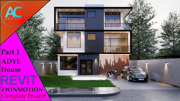 ADYE House | Part 1 | Complete Step By Step Project | Revit and Twinmotion Tutorial