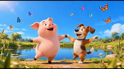 🐷 Heo Lười Và Cún Con Vui Nhộn 🎶| Bài Hát Thiếu Nhi Hoạt Hình Dễ Thương Cho Bé | Nhạc Thiếu Nhi 2025