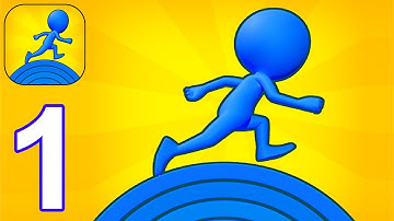 Spiral Roller Run - Gameplay Walkthrough Part 1 All Levels 1-10 (Android, iOS)